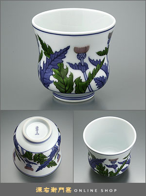 Pintura de cardo de Somenkin (taza de té)