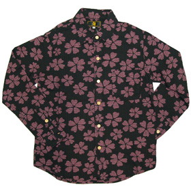 Camisa de manga larga con flor de cerezo