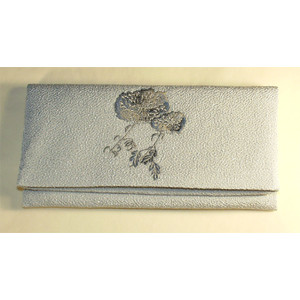 Estuche para rosarios, color gris plateado