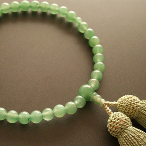 Rosario de un solo anillo para mujer (cuentas de oración) Borla de color curruca del Aventino