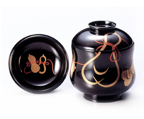 [Vajilla] Cuenco pequeño para sopa, calabaza, color negro