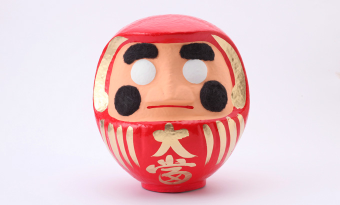 [Arte popular] Daruma de Matsumoto n.o 15 (48 cm)