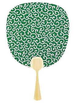 [Abanico] Karakusa (verde)
