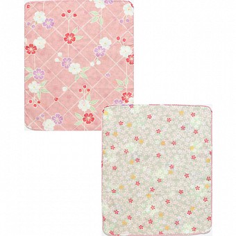 Panuelo de gasa de doble cara, Kurochiku, estampado de flores de cerezo