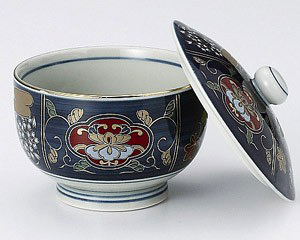 Antiguo río Imari Tatsuta, tetera cubierta
