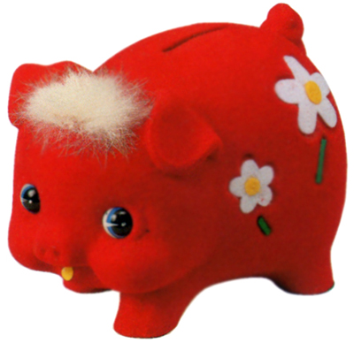 Cerdo de flores de rebaño