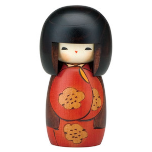 Usaburo Kokeshi Buen día (rojo)