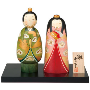 Muneca de pie Usaburo Kokeshi