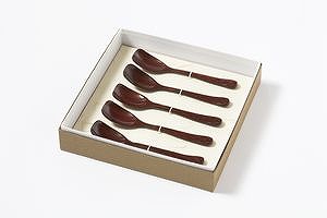 Juego de 5 cucharas de postre
