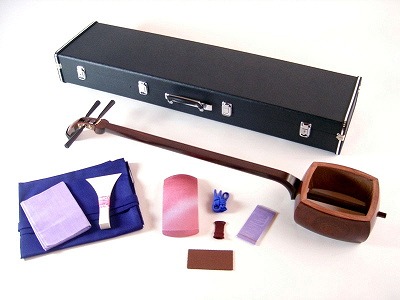 Shamisen de palo de rosa de Nagauta