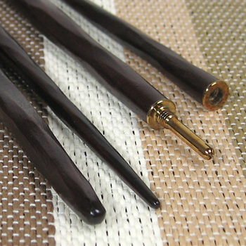 [Palillos lacados Wakasa - Hyozaemon] Palillos portátiles de alta calidad Yashiro - Tallas de palisandro lacado genuino