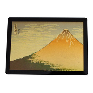 Alfombrilla de ratón con lámina de Kanazawa "Hokusai Viento fino, cielo despejado"