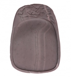 Piedra de tinta Danxi Songkeng, tipo natural, grabada, 5 pulgadas