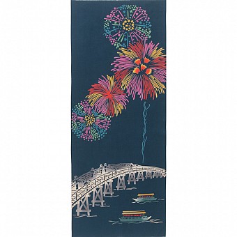 Toalla de mano con estampado Fireworks Summer All-over